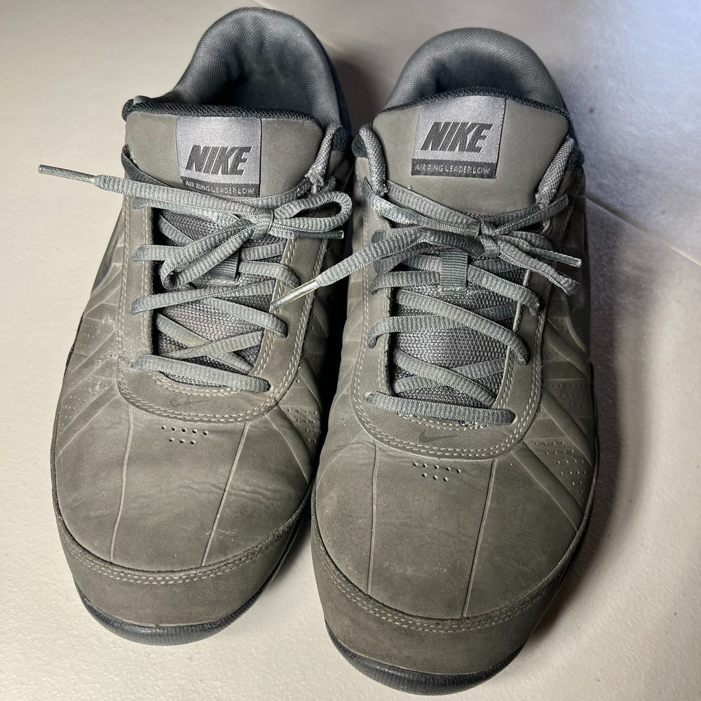 Nike Air Ring Leader Low Charcoal Grey Mens Size 11 Basketball Shoes 486102-002